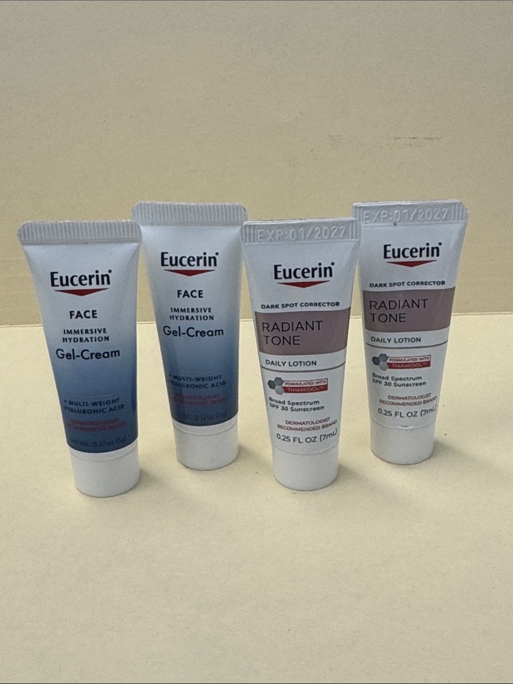 EUCERIN 4p Travel Size Moisturizer NIP $20